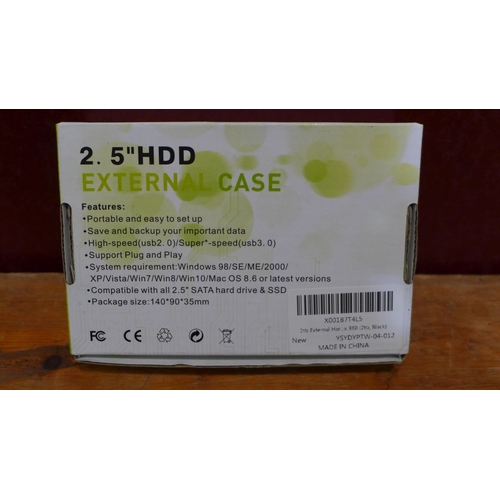 3190 - Black 2TB external hard drive