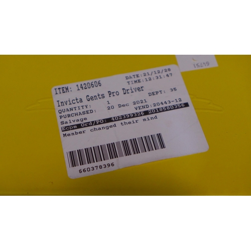 3202 - Invicta Gents Watch( Pro Diver), (249-408)   * This lot is subject to vat