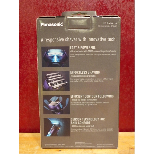 3223 - Panasonic Es-Lv67 Wet &  Dry 5-Blade Shaver    , (249-220)   * This lot is subject to vat