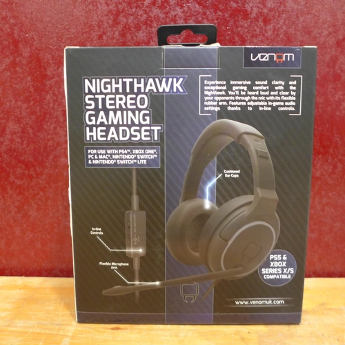 3233 - Night Hawk stereo gaming headset (249-808) * This lot is subject to vat