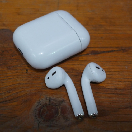 3234 - Airpods 2Nd Gen & Case   - Mv7N2Zma     , (249-539)   * This lot is subject to vat