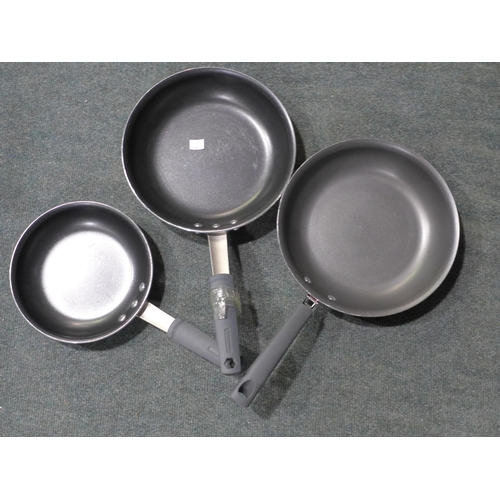 3006 - 3 TramonTina Fry Pans and Sabatier Dishrack - Expandable (249-213,214)   * This lot is subject to va... 