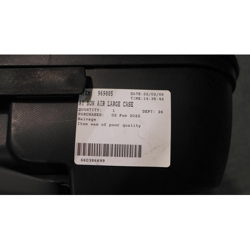 3029 - At Bon Air Large Black Hardside Spinner Case   , (249-211)   * This lot is subject to vat