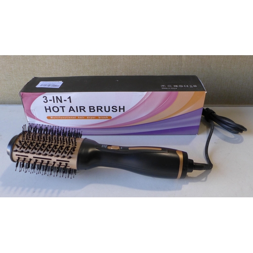 3111 - Multifunctional hot air hairdryer brush