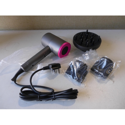 3117 - Professional hair dryer (Iron grey/Fuschia)