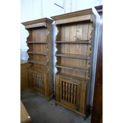 178 - A pair of French pine dressers