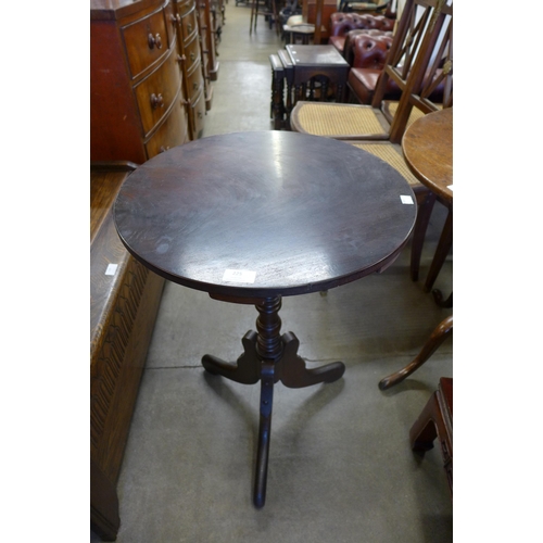 225 - A mahogany tripod occasional table