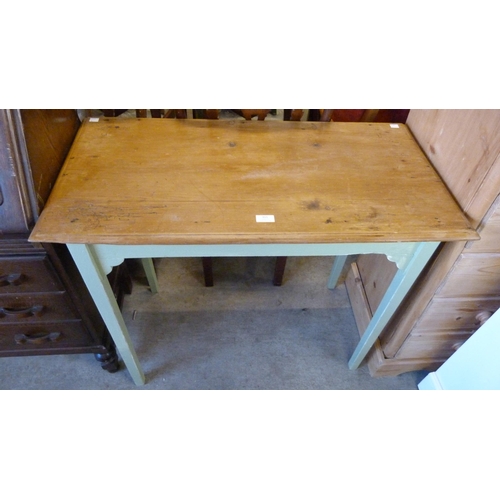 311 - A Victorian painted pine side table