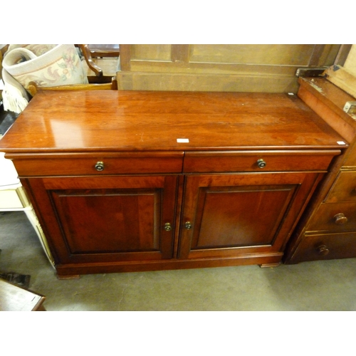 320 - A mahogany sideboard