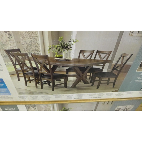 1683 - Braeden 7Pc Dining Set With Bayside Extending Table    , Original RRP £791.66 + vat (4099-50)  * Thi... 