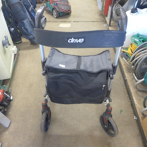 2316 - A four wheel adjustable mobility walker