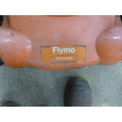 2323 - Flymo mower with Briggs & Stratton 4hp engine