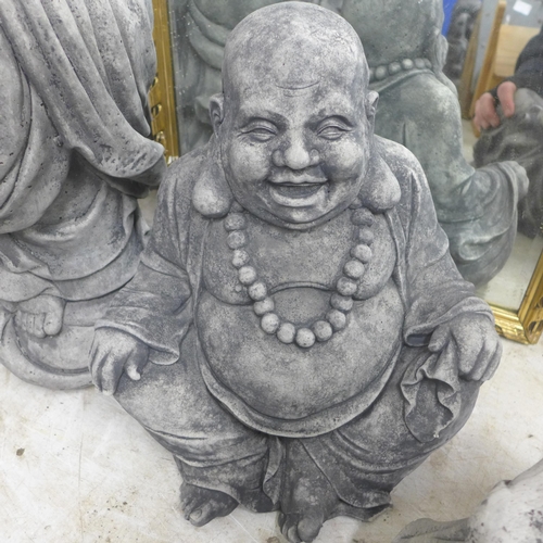 2356 - 3 Male concrete Buddhas