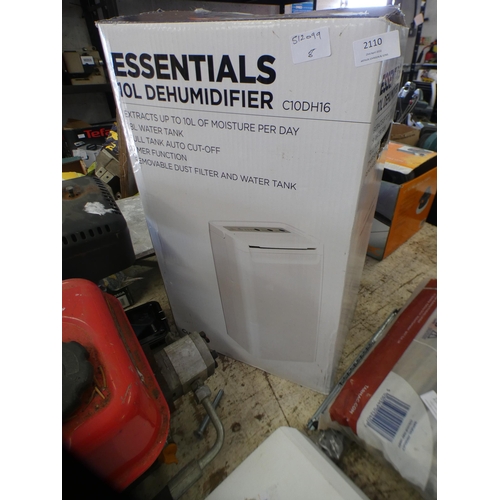 2110 - Currys Essentials De-humidifier - unused