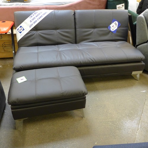 1511 - Sealy Sofa Convertible  With Ottoman - damaged , RRP £583.33 + vat (4097-37)  * This lot is subject ... 