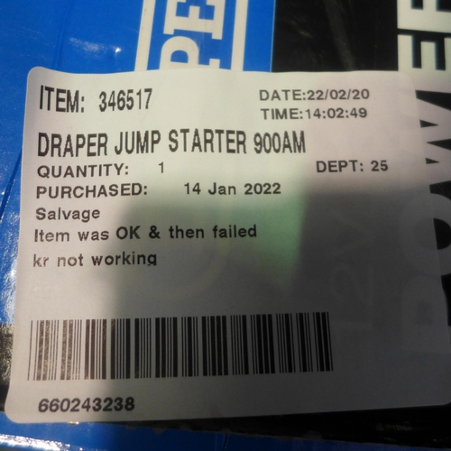 3027 - Draper Jump Starter 900Am (251-11)    * This lot is subject to vat