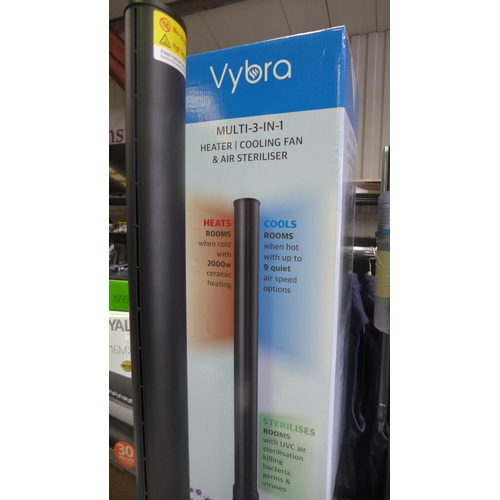 3070 - Vybra 3 In 1 Heater Black, Original RRP £119.99+ vat  (250-77)  * This lot is subject to vat