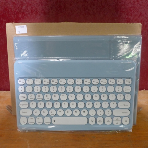 3106 - Two Blue iPad cases and keyboards