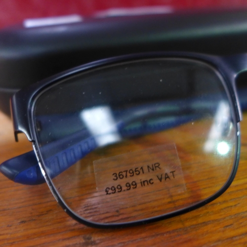 3114 - Polo Matte Blue Metal Glasses, Ph1186 9303 56X18     (251-251)    * This lot is subject to vat