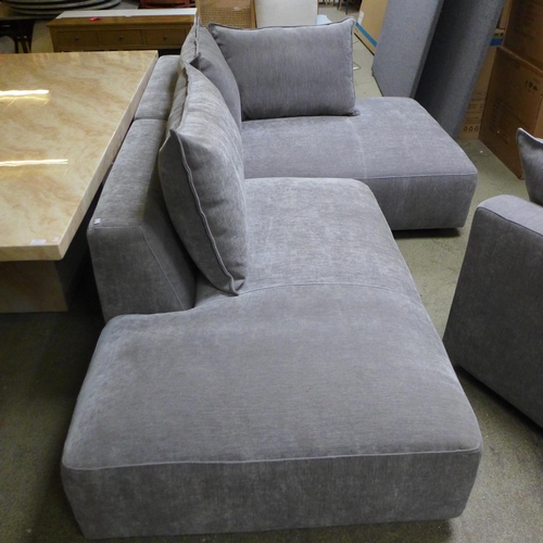 1576 - Macon 3Pc sectional Corner Sofa    Fabric   Original RRP £1416.66 + vat   ( 4103-16)   * Ths lot is ... 