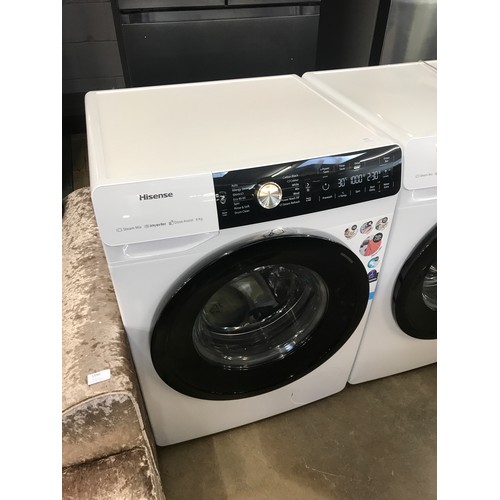 1648 - Hisense Wfga80141Vm White 8Kg 1400 Washing Machine   Original RRP £291.66 + vat  (4101-1722)   * Thi... 