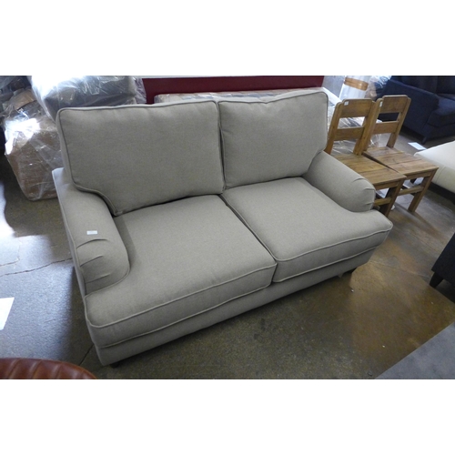 1462 - An Abberton-flex tanaro floral natural fabric two and three seater sofas