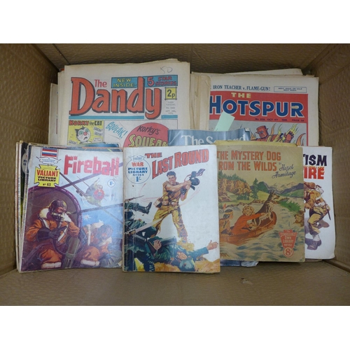 1115 - 1948-51 Comics including Hotspur, Dandy, etc. **PLEASE NOTE THIS LOT IS NOT ELIGIBLE FOR POSTING AND... 