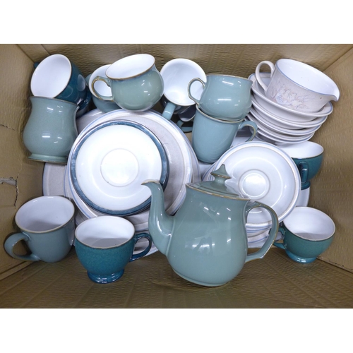 1121 - Three part sets of Denby dinnerware **PLEASE NOTE THIS LOT IS NOT ELIGIBLE FOR POSTING AND PACKING**