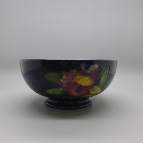 629 - A William Moorcroft bowl, signed to the base, 16cm