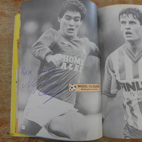 666 - A 1988 Topical Times football book containing autographs of former footballers including Cyril Regis... 