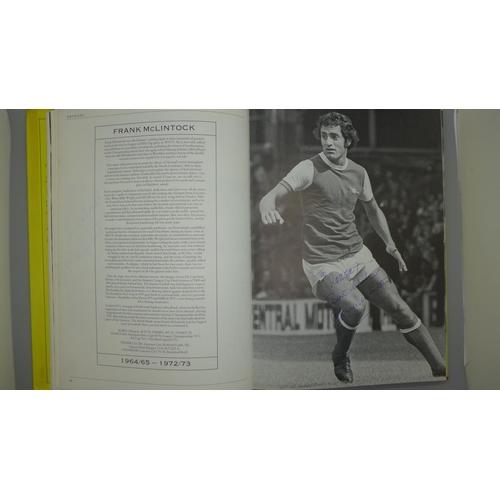 676 - An Arsenal Player by Player book containing 85 signatures of former players including Johnny Barnwel... 