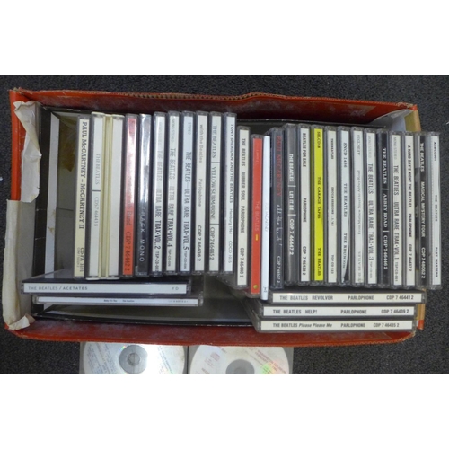 723 - The Beatles CD collection of thirty-four including White Album, Sgt. Pepper, Acetates, etc.