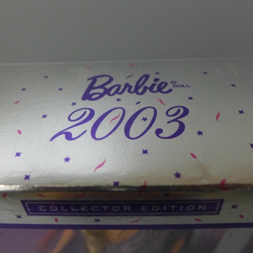 749 - A 2003 Barbie collector edition, boxed & unopened