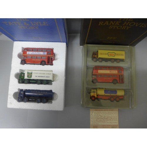 768 - Tate & Lyle Story volume 1, limited edition box vehicle set and Rank Hovis Story volume 2 limited ed... 