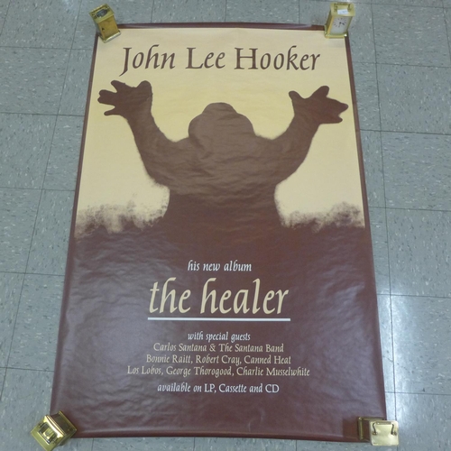 780 - Promotion posters for Elton John, John Lee Hooker, Janet Jackson, etc. (7)