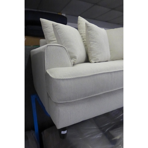 1552 - A Chatsworth-flex Chelsea cream upholstered three and four seater sofas