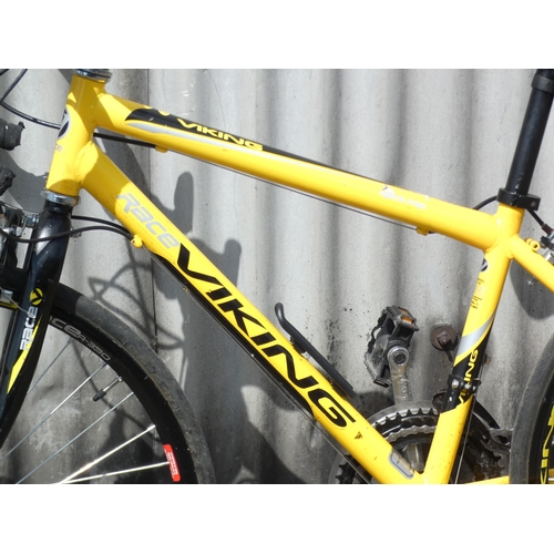 2141 - Viking yellow racing bicycle