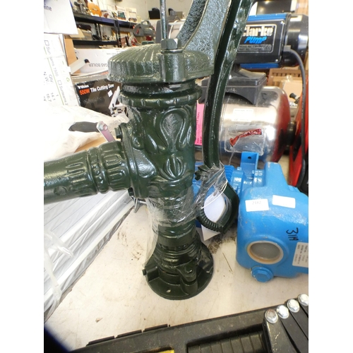 2182 - Clarke CPE2043 pump and cast iron water feature * this lot is subject to VAT - sold as scrap