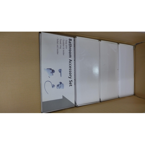 2365 - Box of 8 bathroom accessory sets