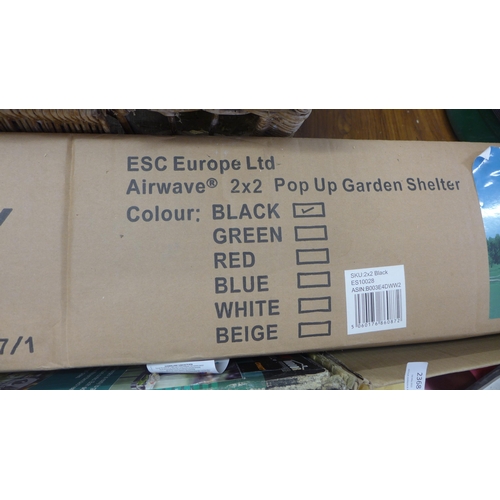 2367 - Airwave 2YR pop-up garden shelter - boxed