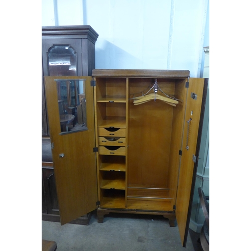 258 - An Art Deco oak Compactum