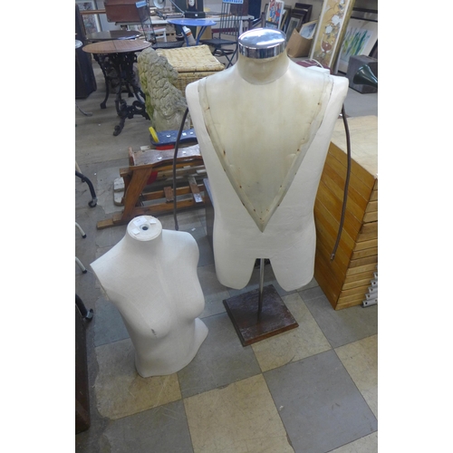 314 - Two dressmaker's mannequins