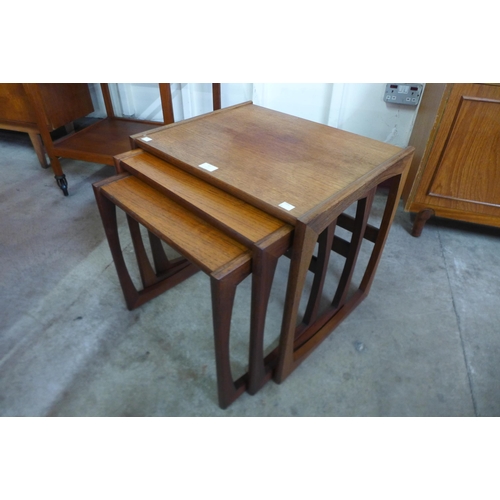 37 - A G-Plan Quadrille teak nest of tables