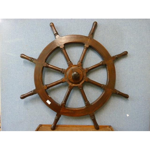 398 - A beech ship's wheel