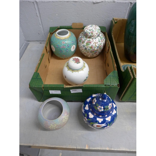 1008 - Three boxes of mixed china and glassware **PLEASE NOTE THIS LOT IS NOT ELIGIBLE FOR POSTING AND PACK... 