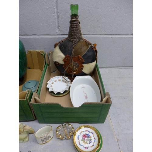 1008 - Three boxes of mixed china and glassware **PLEASE NOTE THIS LOT IS NOT ELIGIBLE FOR POSTING AND PACK... 