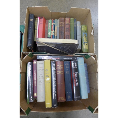 1027 - Three boxes of 20th Century books, includes Charles Dickens **PLEASE NOTE THIS LOT IS NOT ELIGIBLE F... 