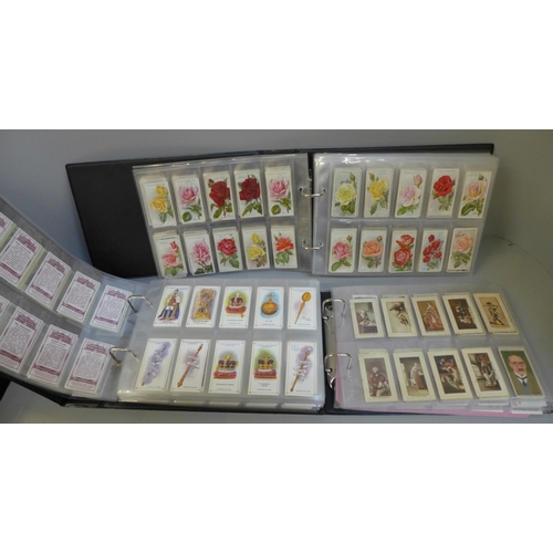 689 - Three albums of cigarette cards