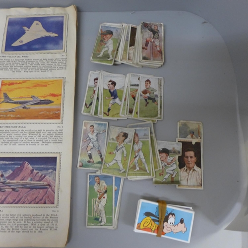 699 - A Cardmaster Album, Jet Aircraft of the World, complete, with other cigarette cards