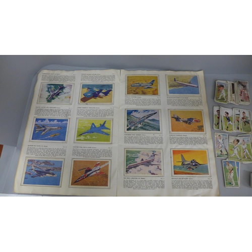 699 - A Cardmaster Album, Jet Aircraft of the World, complete, with other cigarette cards